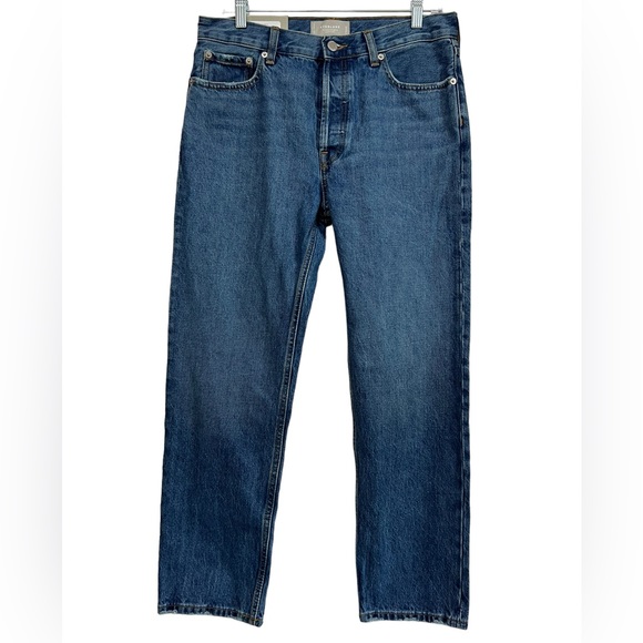 Everlane Jean The Relaxed Straight Fit Organic Cotton Medium Wash Women’s 27 - Picture 1 of 9